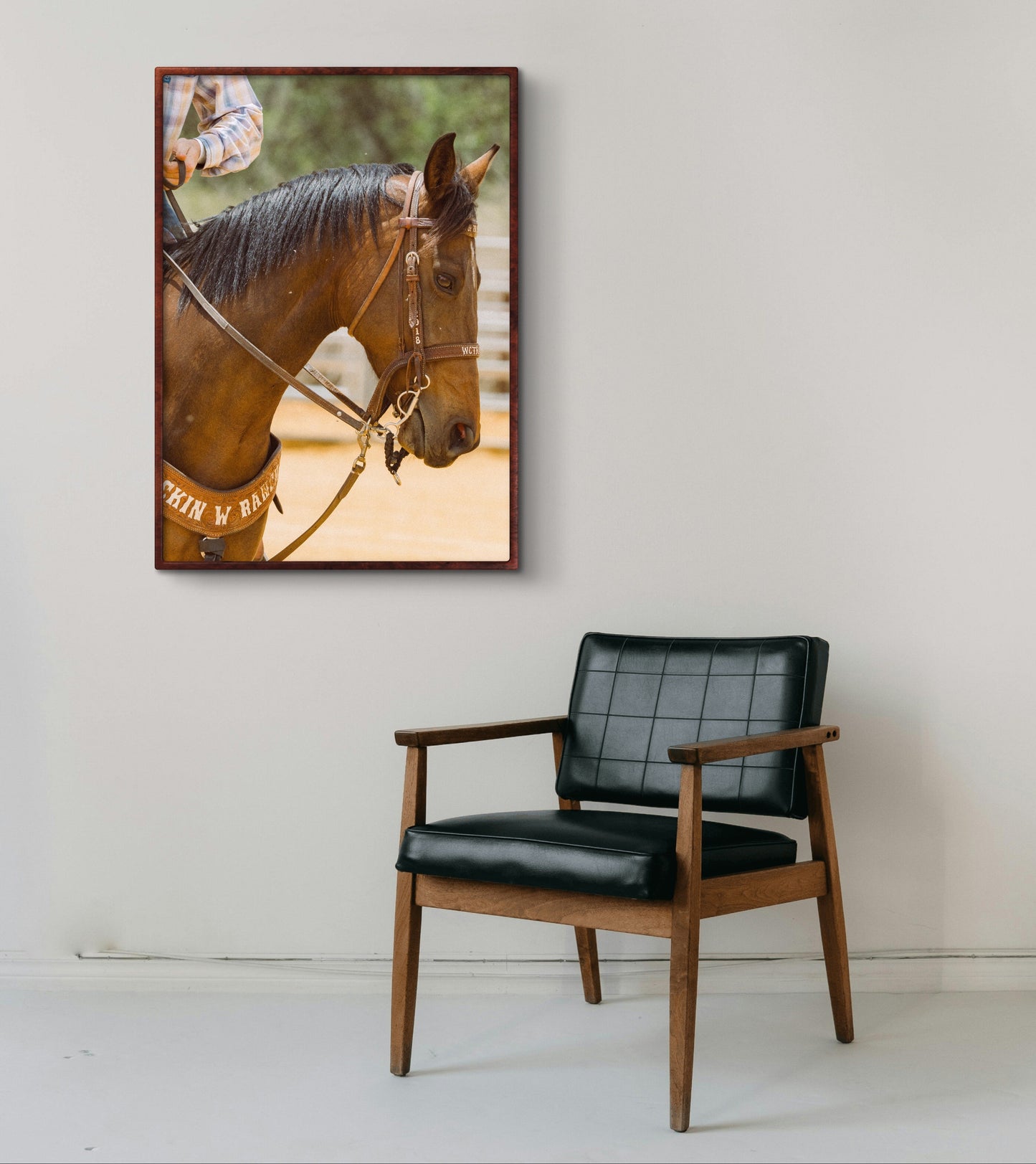 Cow Horse Head Print